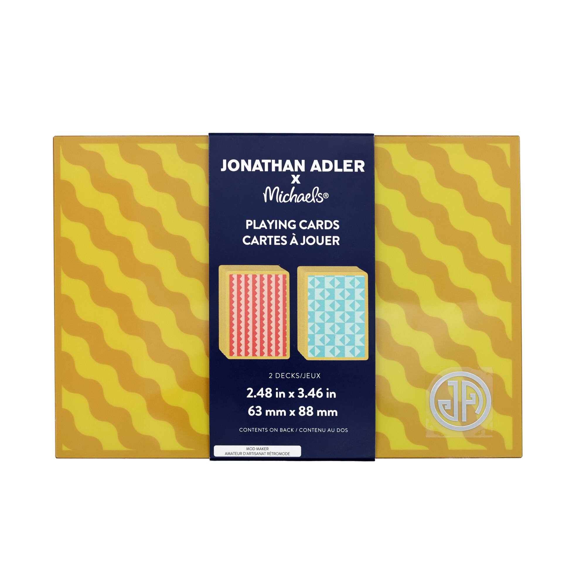 Jonathan Adler x Michaels Geometric Playing Card Set